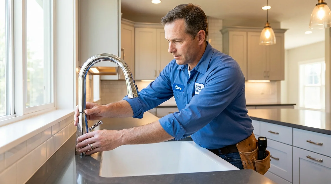 Kitchen faucet installation by Johns Plumbing LLC in South Gate