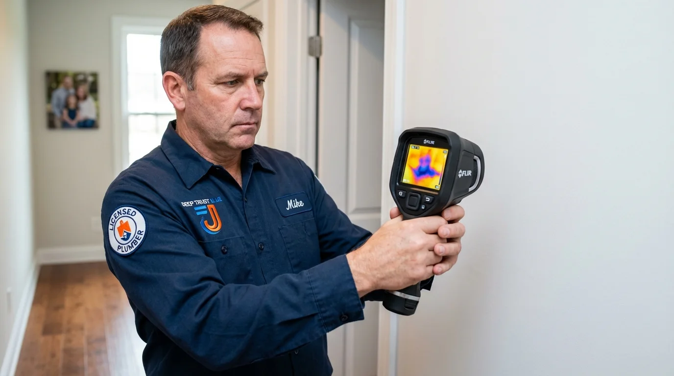Thermal imaging leak detection by Johns Plumbing LLC in South Gate